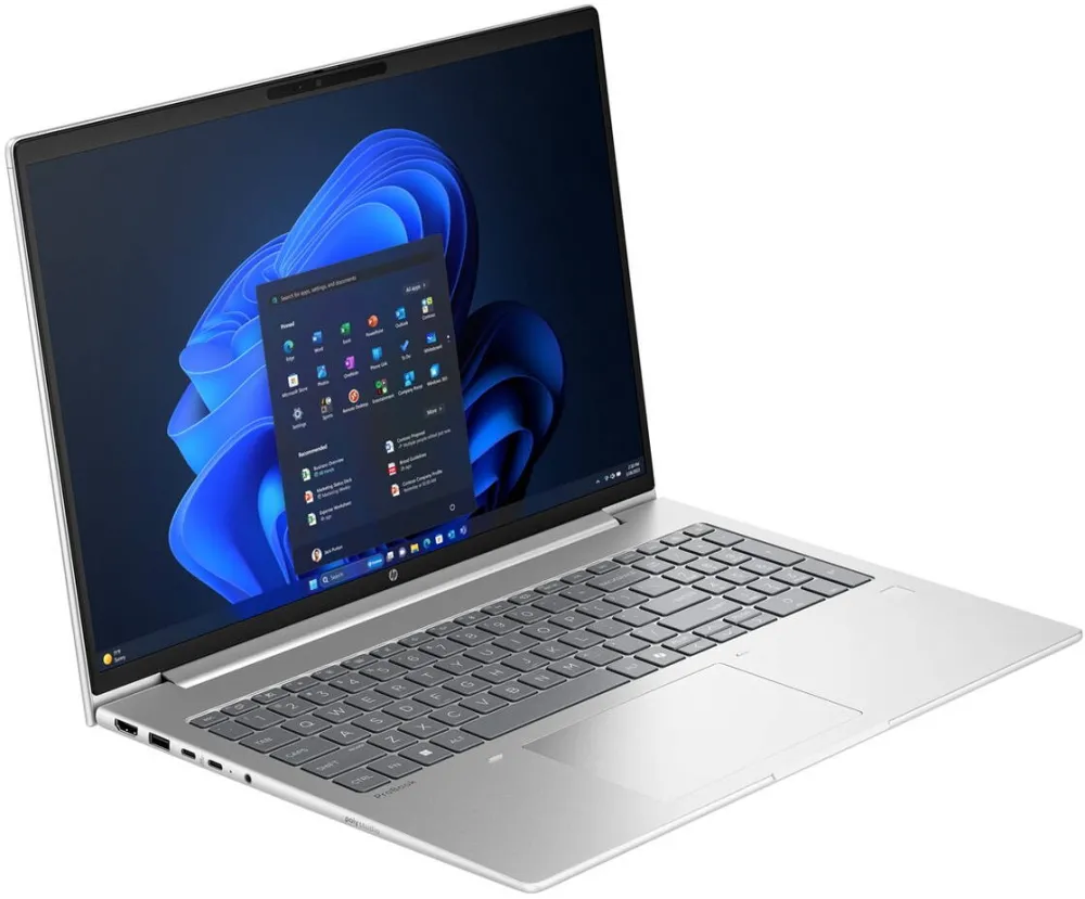 Laptop HP HP ProBook 4 G1a AI PC AMD Ryzen™ 7 250 40.6 cm (16") WUXGA 16 GB DDR5-SDRAM Wi-Fi 6E (802.11ax) Windows 11 Pro Silver