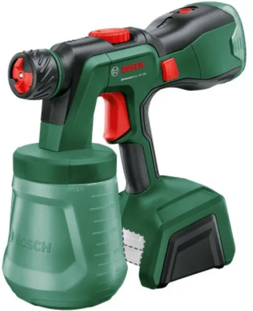 BOSCH Powertools cordless spray gun UniversalSpray 18V-300 solo (green, without battery and charger, POWER FOR ALL ALLIANCE)