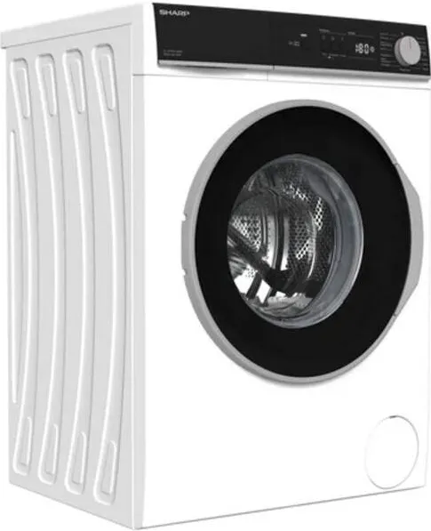 Sharp ES-NFA714BW1NA-DE Washing Machine Advanced Inverter Motor White Black