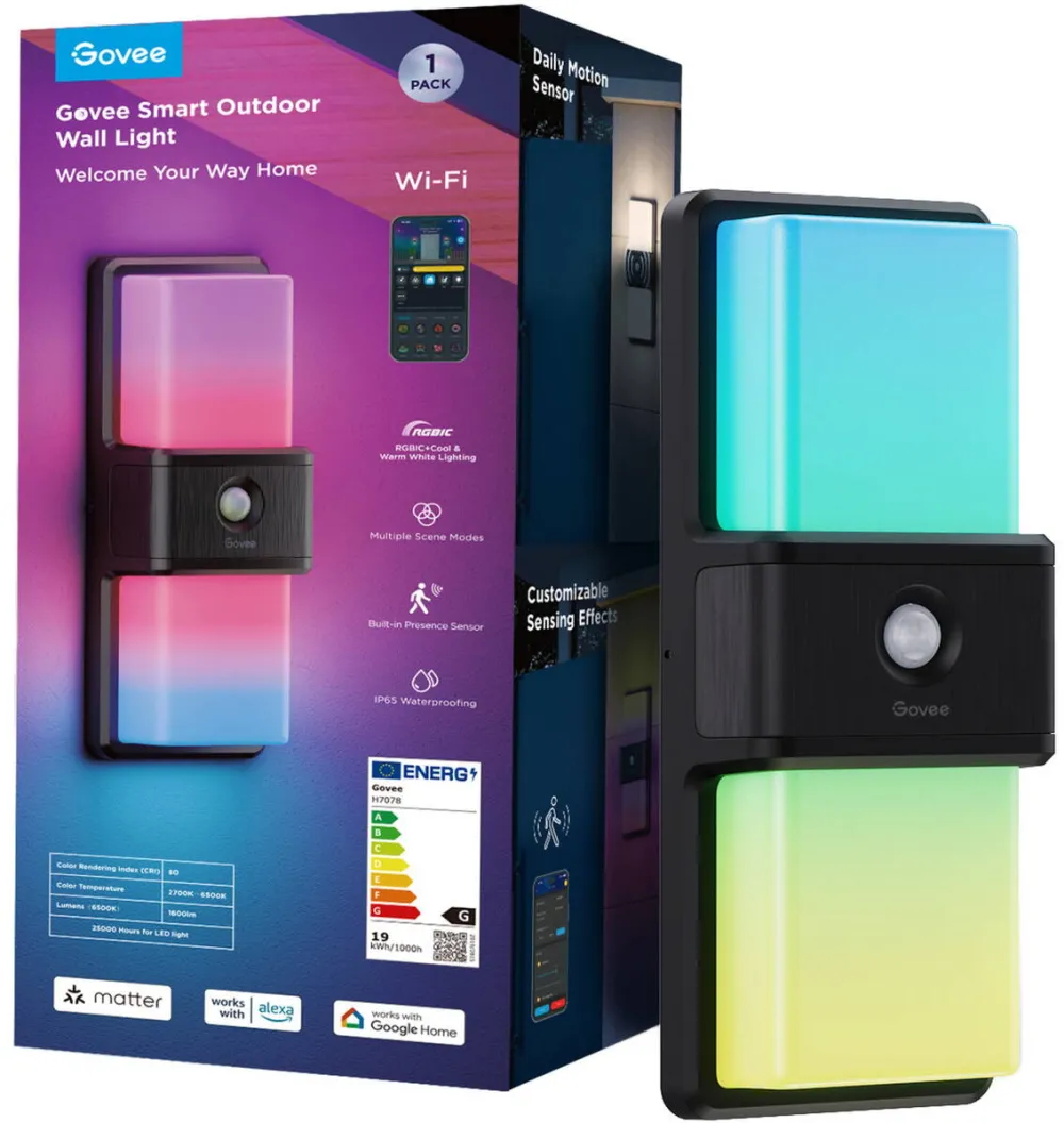 Corp Iluminat Govee Smart Outdoor Wall Light