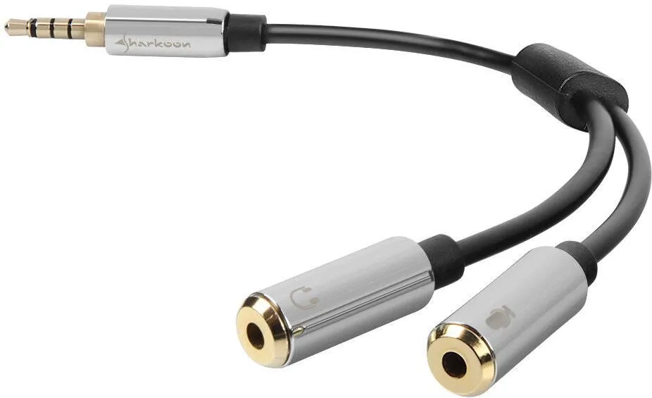 Sharkoon PMP35 Cable - headset smartphone adapter