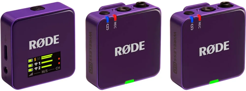 Microfon Rode Microphones Rode Microphones Wireless GO (Gen 3), microphone purple