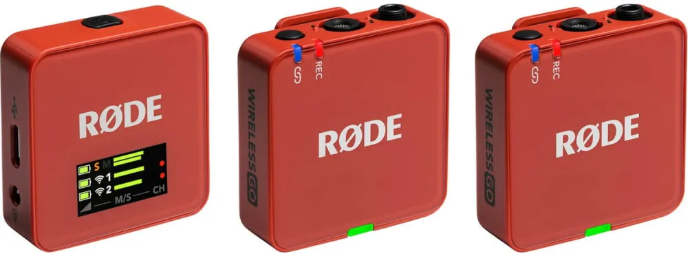Microfon Rode Microphones Rode Microphones Wireless GO (Gen 3) (dark red)