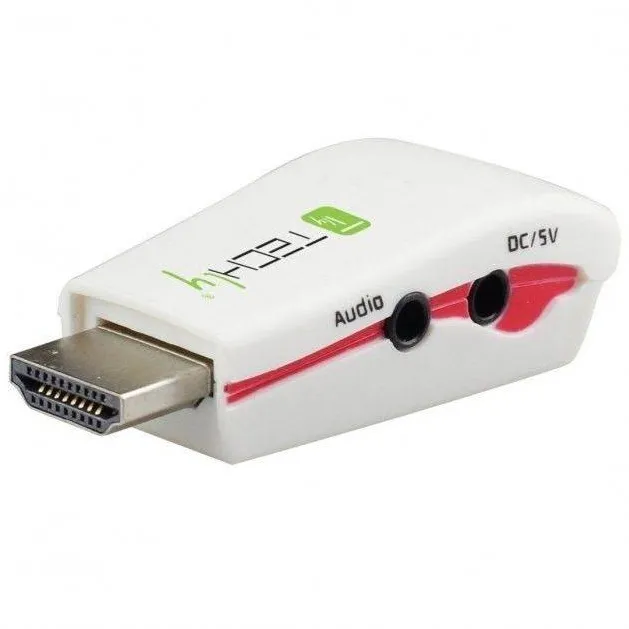 Adaptor TECHLY Techly Convertor HDMI tata > VGA mama cu audio