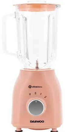 Blender D-DB100, putere 500 W, bol gradat de sticla, capacitate bol 1,5 litri, functie PULSE, 2 trepte de viteza, 6 lame, zdrobire gheata