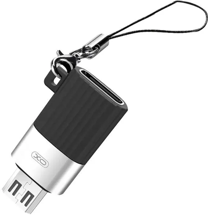 Adaptor XO Adapter USB-C do Micro USB XO NB149-C (czarny)