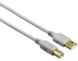 HAMA USB Cable, USB 2.0, Gold-plated, 1.50 m