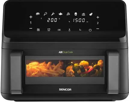 SENCOR Friteuza dubla digital airfryer 2X4.5 l 2700W SENCOR