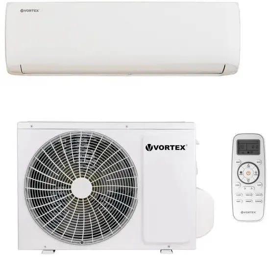 Vortex Aer conditionat VAI0925CLW, 9000 BTU, A++/A+, Functie incalzire, Wi-Fi, Dezumidificare, Kit instalare inclus, alb