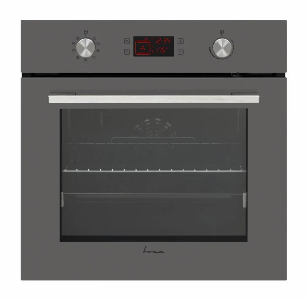 FRAM Cuptor incorporabil FBO-V659GCDRC-GVG, 69 L, 9 functii, grill, STICLA GRI VICTORIA