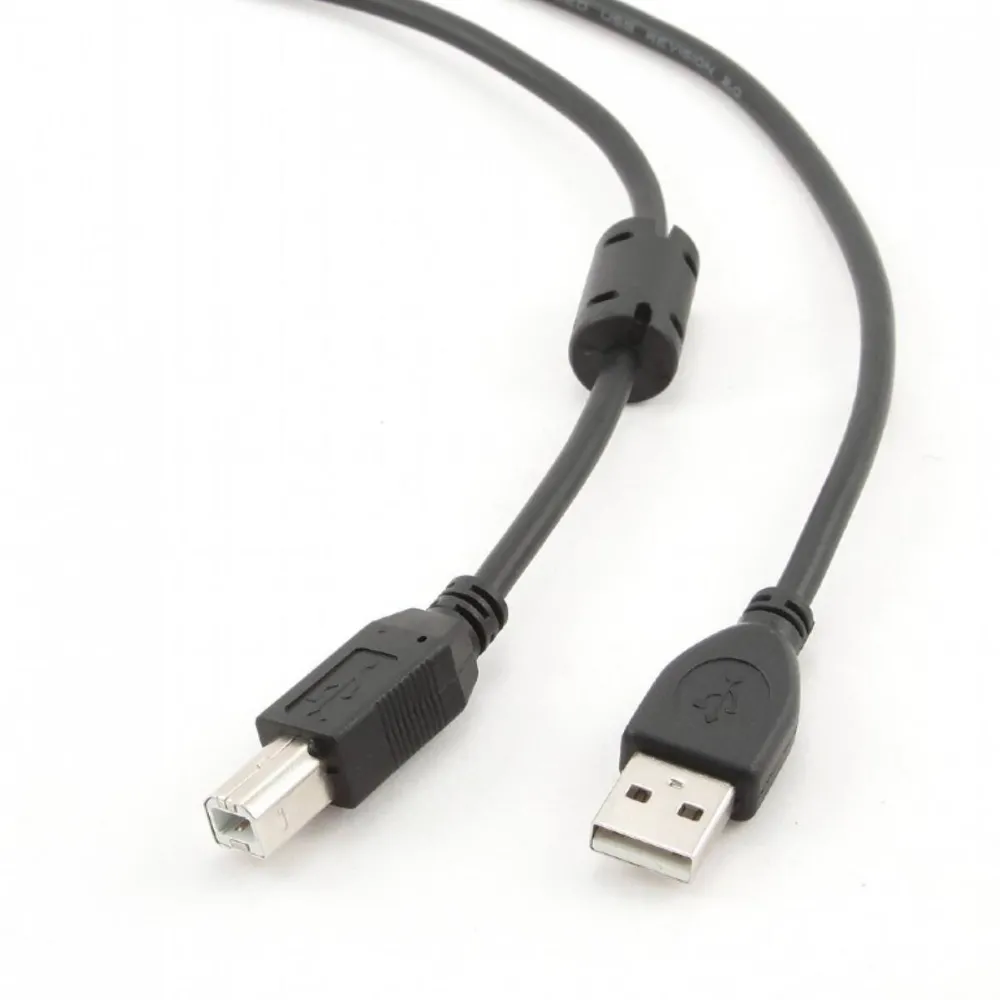 Cablu Gembird USB2.0 AB, 3m, bulk, CCF-USB2-AMBM-10, miez ferita