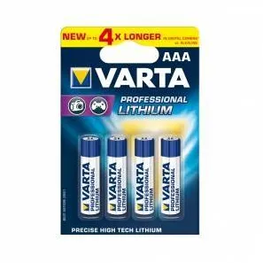 VARTA BATERIE LITOWE VARTA R3 (AAA) 4szt professional