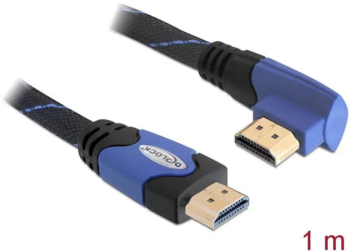 DELOCK Delock Cable High Speed HDMI with Ethernet HDMI A male > HDMI A male angled 3m