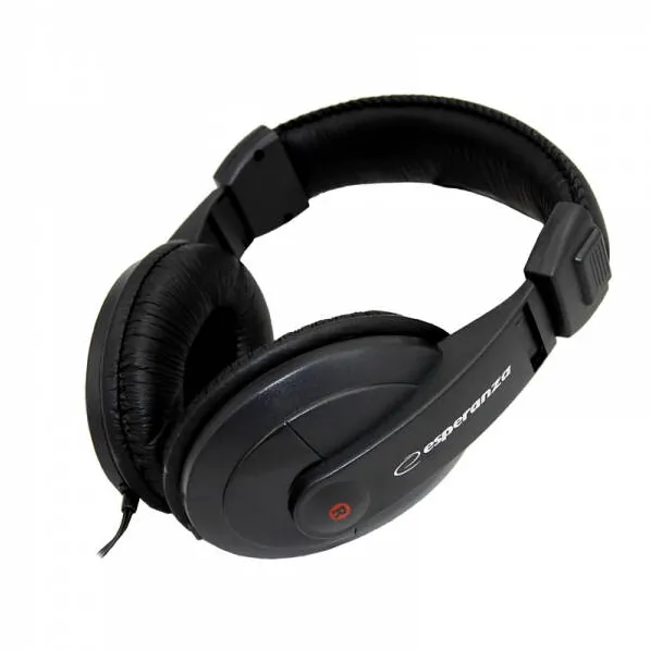 Casti Over-Head Esperanza EH120 headphones/headset Head-band Black