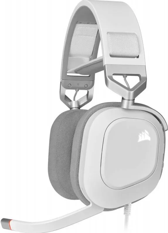 Casti Over-Head Corsair Gaming HS80 RGB USB White