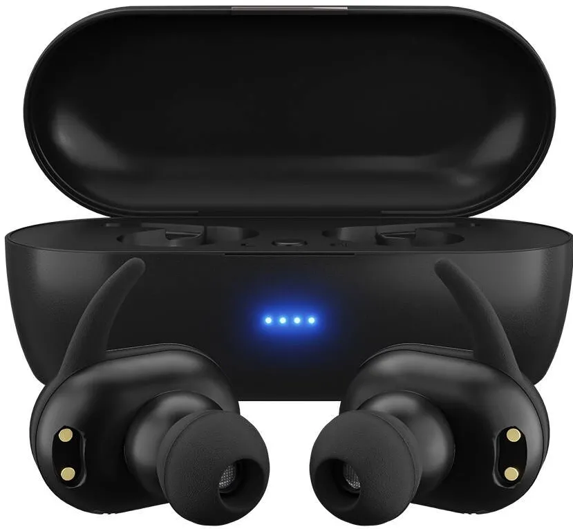 Casti Bluetooth Maxell MINI DUO with charging case Negru