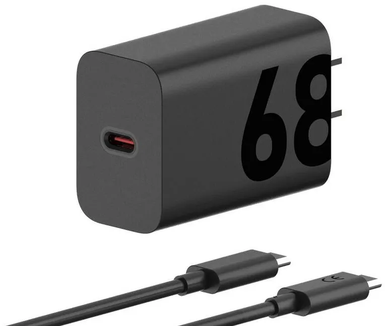 MOTOROLA Motorola TurboPower Wall Charger 68W USB-C, 1m C-C cable, Black - charger