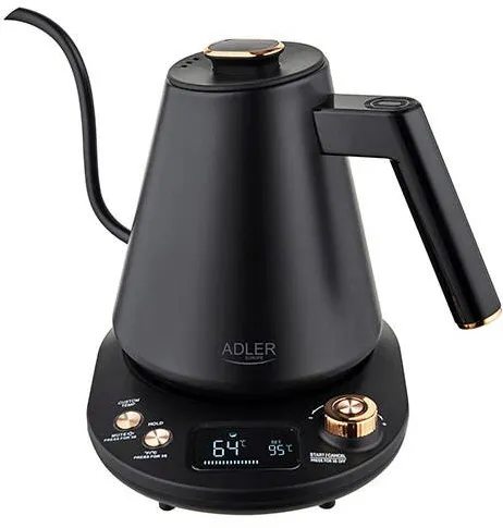 Adler Adler AD 1349 Electric kettle with long spout 1.0L Black