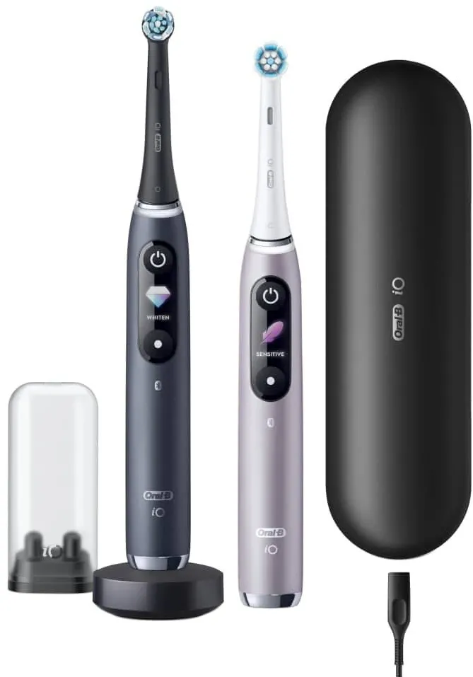 BRAUN Electric toothbrush io 9N set duo black onyx & rose quartz
