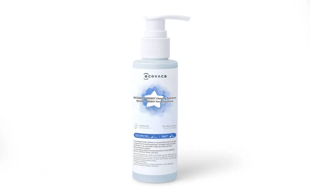 Ecovacs Cleaning Solution D-SO01-0021, 110ml, for DEEBOT X1/T10 Families