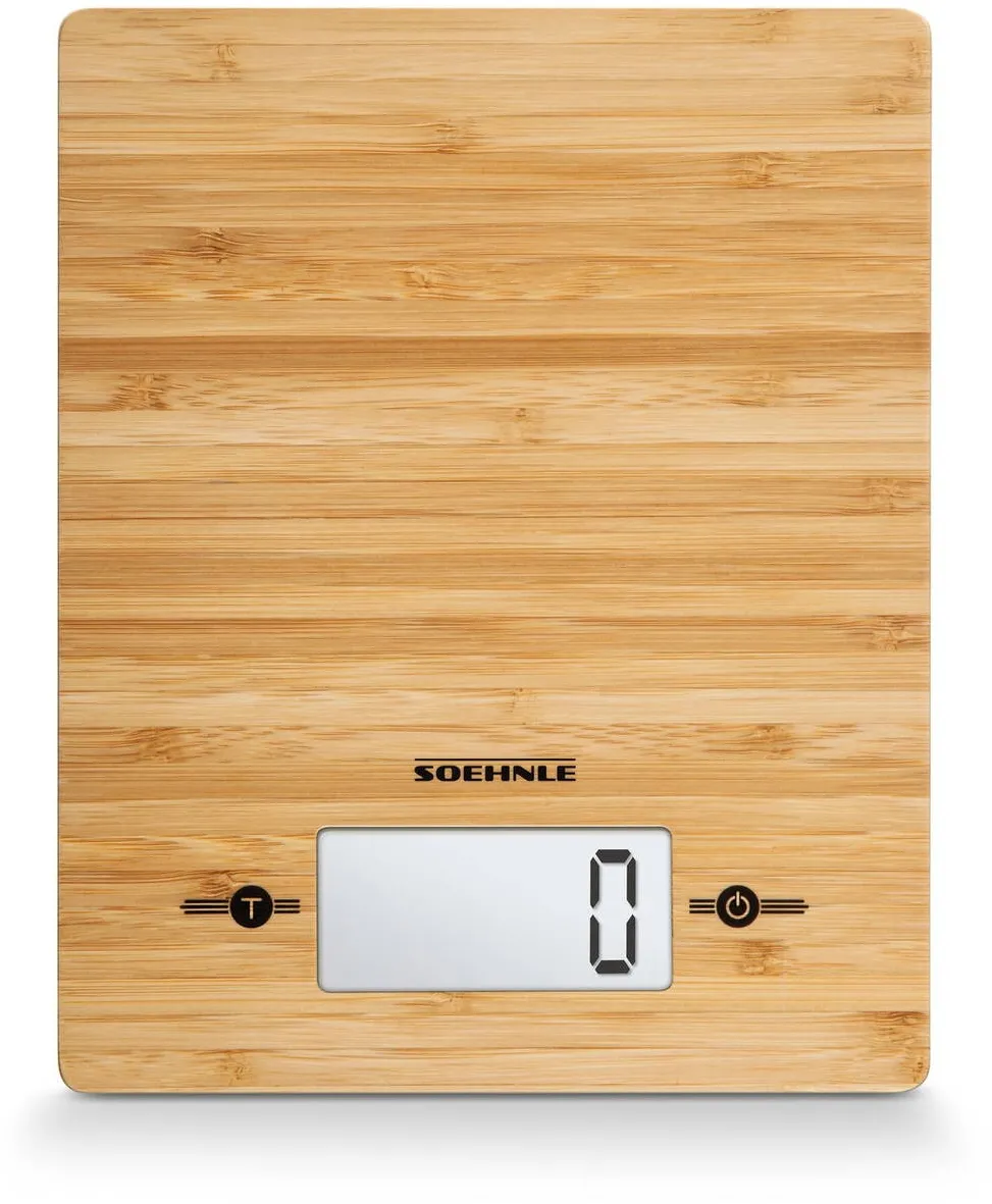 LEIFHEIT Cantar digital de bucatarie Soehnle Page Evolution, 5kg, 1 gr, BAMBUS