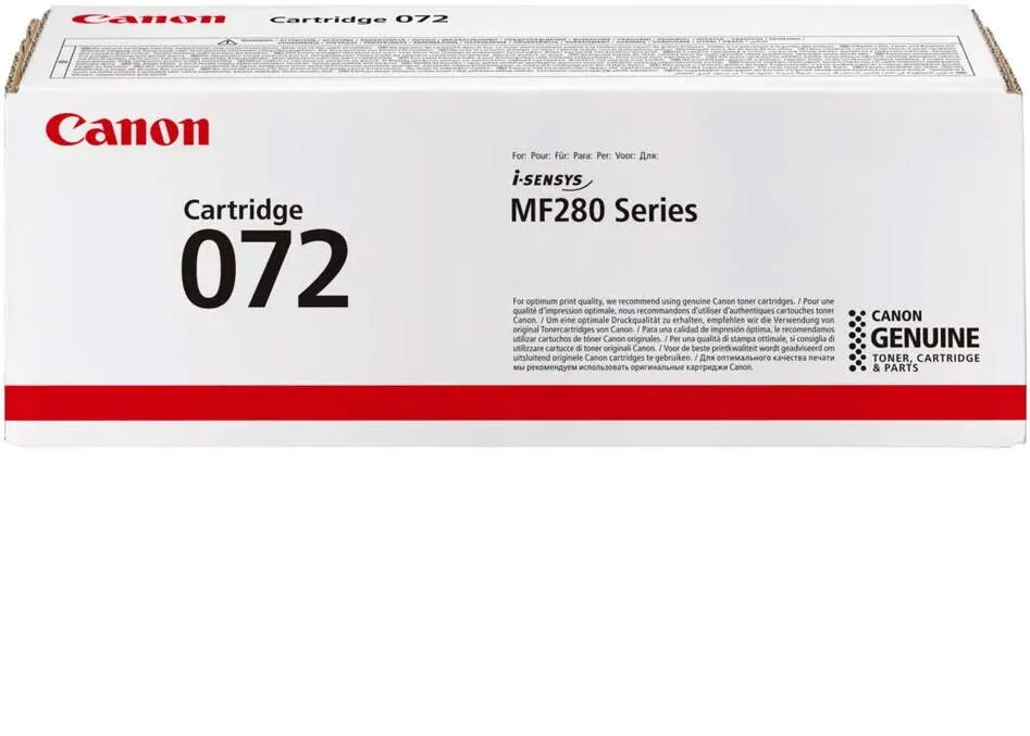 Toner imprimanta Canon Cartus toner Canon Black 072 pt MF287dw (1.400 pgs based on ISO/IEC 19752, 5% coverage (A4))