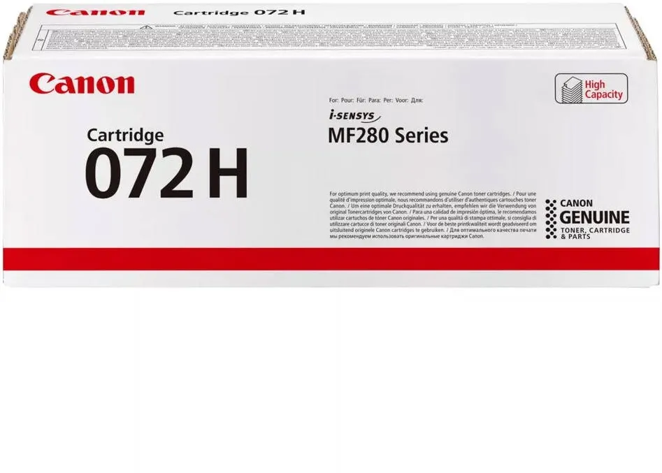 Toner imprimanta Canon Cartus toner Canon Black 072H pt MF287dw (4.100 pgs based on ISO/IEC 19752, 5% coverage (A4))