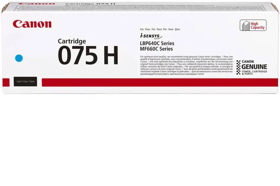 Toner imprimanta Canon Cartus toner Canon Cyan High Yield pt LBP646Cdw/LBP647Cdw/MF664Cdw/MF667Cdw (2.500 pages) cod CRG075HC