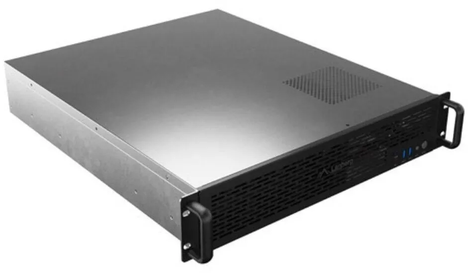 Carcasa server LANBERG Carcasa server, modulator Lanberg SC01-5202-12B, negru, 43x52cm, 3 ventilatoare
