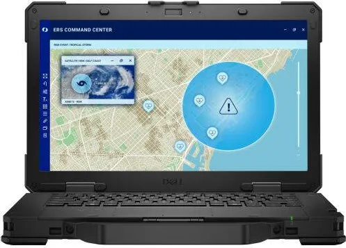 Laptop Dell Dell Pro Rugged,14"FHD 1920x1080 60Hz,400Nits, Intel Core Ultra 7 165U(12MB Cache, 12Cores, up to 4.90GHz),32GB(2x16)5600 DDR5,1TB PCIe NVMe SSD, Integrated Graphics, Wi-Fi 7 BE200+BT,5G Qualcomm X62, eSIM,2x3Cell 53.5WHr, Win11Pro,3Yr ProSupp