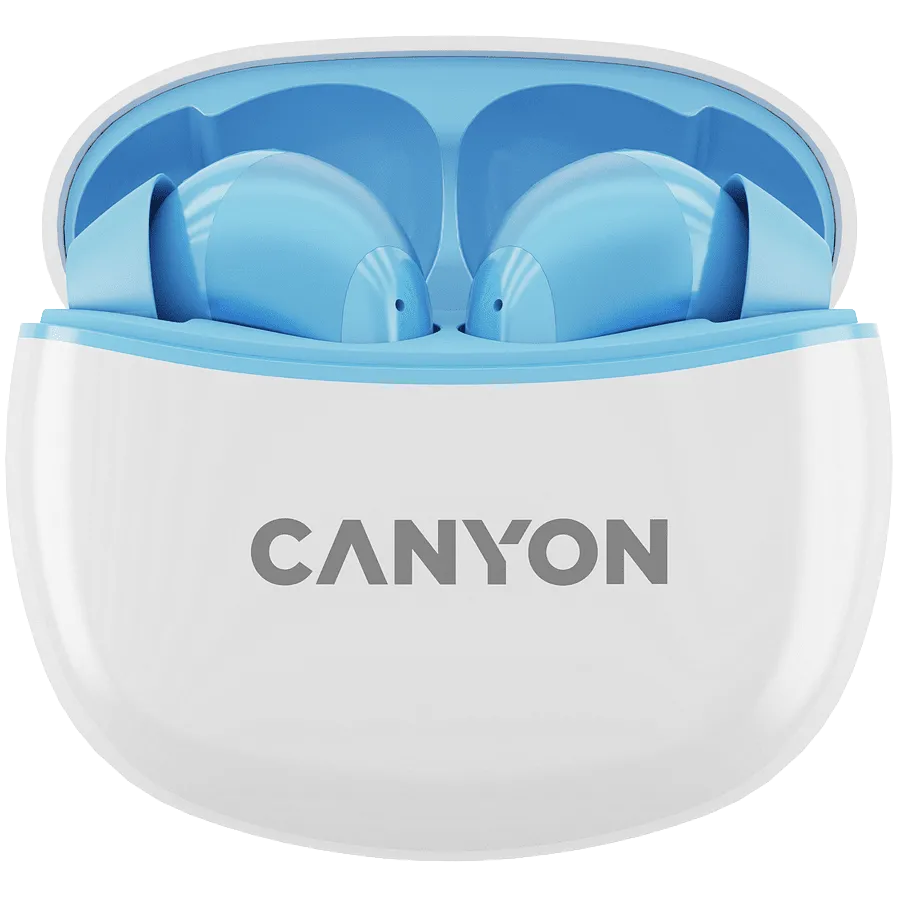 Casti Bluetooth CANYON Casti fara fir, Canyon, TWS-5, Albastru