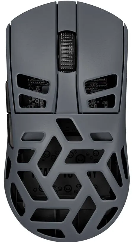 Mouse LORGAR Elite MSE90W – Mouse gaming wireless, 2.4 GHz + USB-C, carcasa din aliaj de magneziu, optic 26.000 DPI, Dark Grey