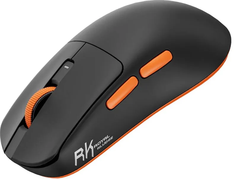 Mouse Royal Kludge Mouse Gaming Royal Kludge M30, Cablat, Wireless, Bluetooth, Portocaliu/Negru
