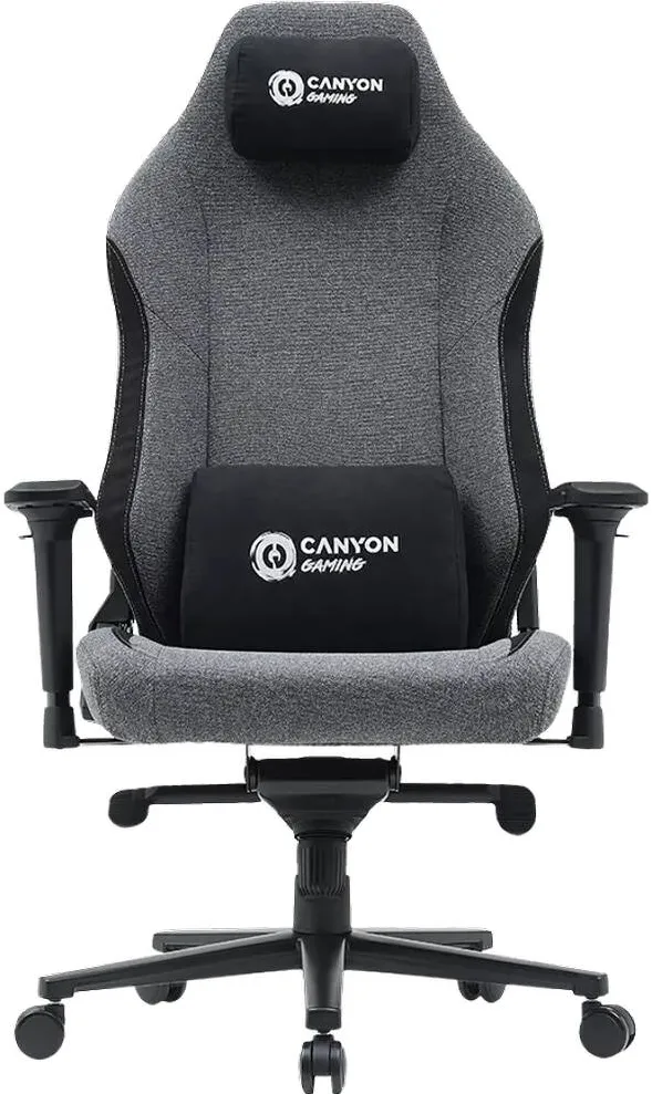 Scaun Gaming CANYON Scaun gaming Canyon Boulder XLCH01, 5 roti, reg. inaltime, gri, 150 kg