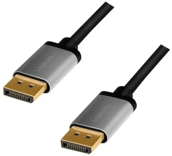 Logilink Cablu video Logilink CDA0102 DisplayPort Male - DisplayPort Male, v1.2, 3 m Negru/Gri
