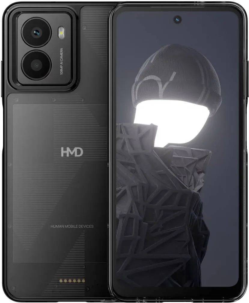 Smartphone HMD Telefon mobil HMD Fusion 5G, Dual SIM, 128GB, 6GB RAM, Noir