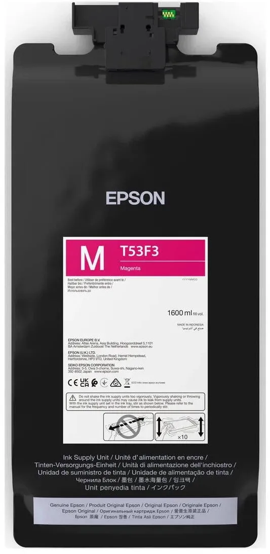 Cartus Imprimanta Epson Cerneala originala Epson T53F3, magenta, pachet 1600ml