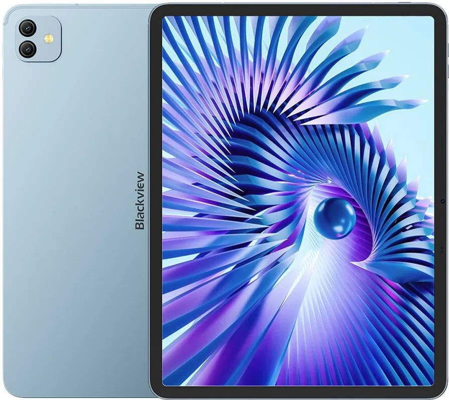 Tableta Blackview Tableta Blackview LINK 8 WiFI SET, Procesor MediaTek Helio G100 Octa-Core, Ecran 2K+ IPS 12.7", 6GB RAM, 256GB Flash, Wi-Fi, Bluetooth, Camera 16MP+2MP, Android + Mouse + Tastatura + Incarcator + Sticla Protectie Albastru
