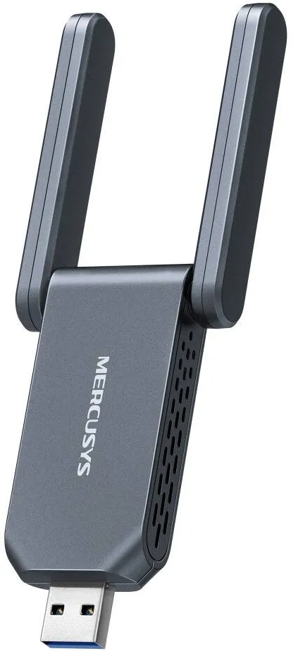 Adaptor Wireless MERCUSYS Adaptor Wireless Mercusys MA37BEH, BE6500, Tri-Band, Wi-Fi 7, 2 antene externe, USB 3.0, MU-MIMO