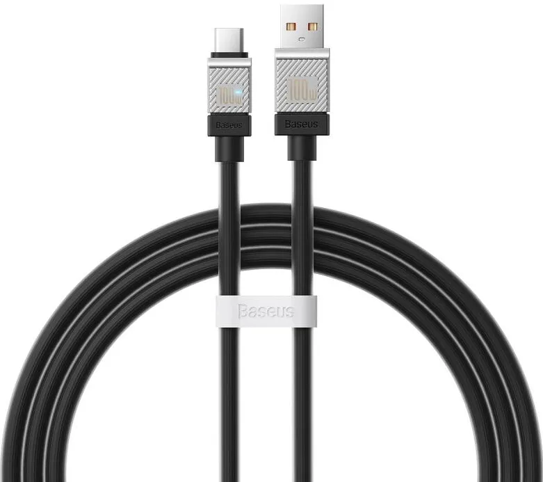 Baseus Cablu Baseus Coolplay, USB-A la USB-C, 100W, 1m, Negru