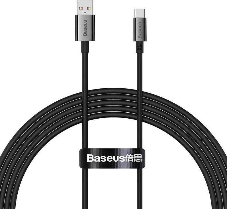 Baseus Cablu Baseus Superior USB - USB-C, 2m, negru