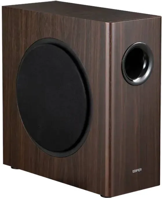Boxe Edifier Subwoofer activ Edifier T5S-BR, 70W, RCA Line-in, Maro
