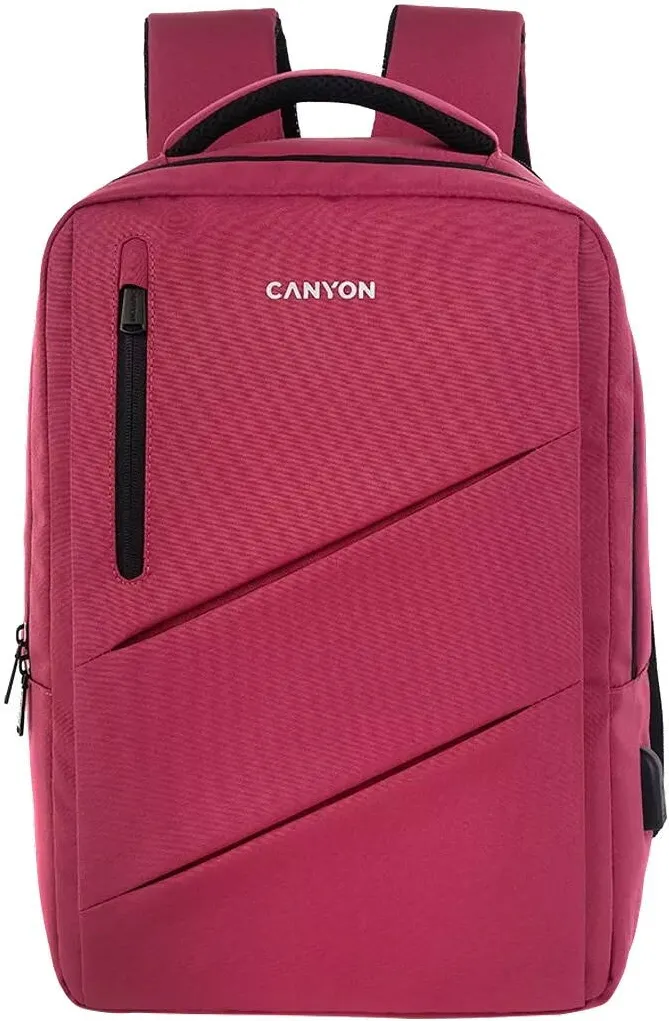 CANYON Rucsac laptop Canyon BPE-5 Urban USB 15.6" Red