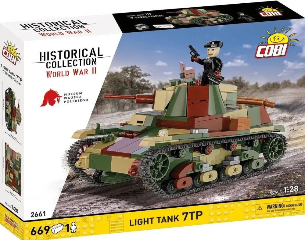 Puzzle Cobi Klocki Set model 7TP, COBI, 669 elemente, multicolor, 16,5x9x8,5cm