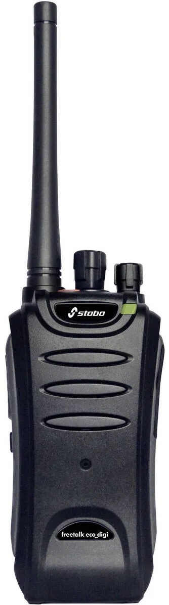 Stabo Statie radio analogica si digitala portabila Stabo freetalk eco_digi, 149MHz, 6 canale, 1000 mW, Squelch, IP54
