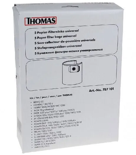 Thomas Saci de praf Thomas - 20l - 787101 - pentru Aspirator