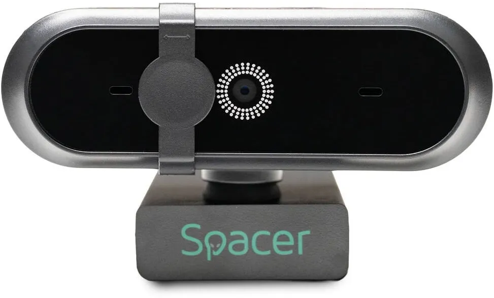 Camera Web Spacer Camera web SPACER FULL-HD 1080P cu auto focus si rezolutie video 1920 x 1080, negru