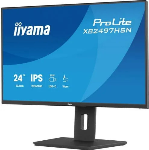 Monitor IIyama Monitor Iiyama ProLite XB2497HSN-B1, 23.8 inch, 1920x1080pixeli, Negru