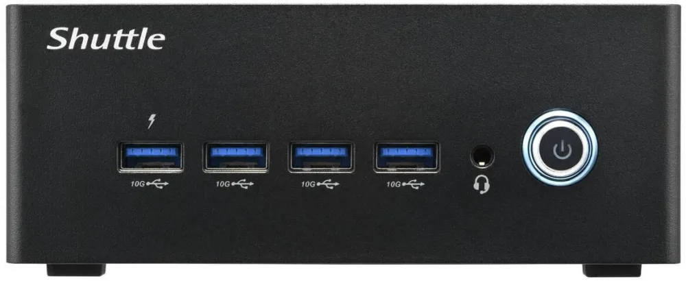 Sistem Mini Shuttle XPC nano NT10H5, Intel Core Ultra 5-125H, 2,5 Gigabit, 143x132x55mm, Negru