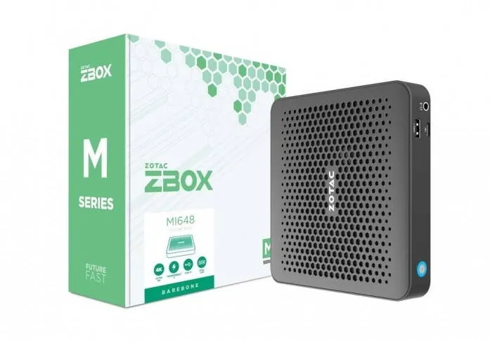 Sistem Mini ZOTAC ZBOX-MI648-BE, Mufe USB, 149.5 mm, Negru